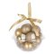 MagicHome karácsonyfadísz gömb szett, 12 db, 3 cm, arany színű 8091064