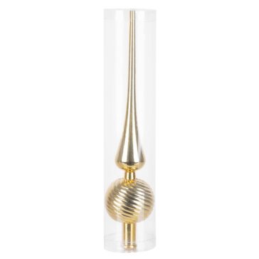   MagicHome arany színű karácsonyfa csúcsdísz, 28 cm 8091083