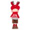 MagicHome karácsonyi dekoráció, szarvas sapkás figura, 42 cm 8091333