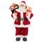 MagicHome karácsonyi dekoráció, Mikulás ajándékokkal és macival, 30 cm 8091684