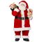 MagicHome karácsonyi dekoráció, Mikulás ajándékokkal és macival, 46 cm 8091685