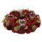 MagicHome Karácsonyi adventi koszorú, piros, 37 × 9 cm 8091708