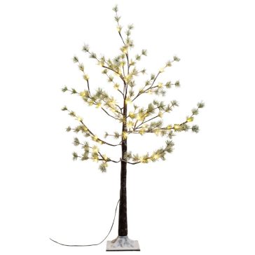   MagicHome havas LED műfenyő, 120 cm, 48 meleg fehér LED 8091776