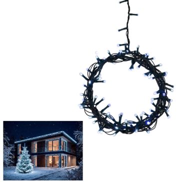   MagicHome Karácsonyi fényfüzér 500LED hideg fehér 25m 8091984