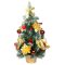 MagicHome díszített karácsonyfa, arany-piros, 50 cm 8092052