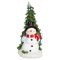 MagicHome karácsonyi hóember fenyőfával dekoráció, 9,5 × 10 × 20 cm 8092100