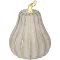 MagicHome Nature dekoratív tök arany részletekkel – polyresin – 16,2 × 16,2 × 21,4 cm 8092414