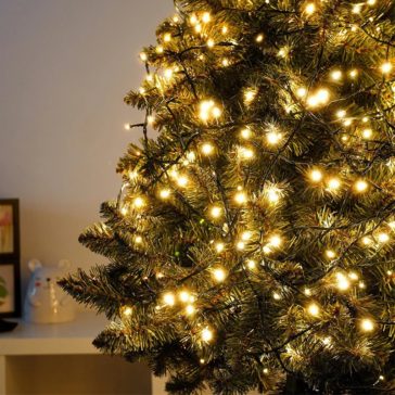   Karácsonyi LED fényfüzér, 500 LED, melegfehér, 8 világítási mód, kül- és beltéri, 33,5 m 839440