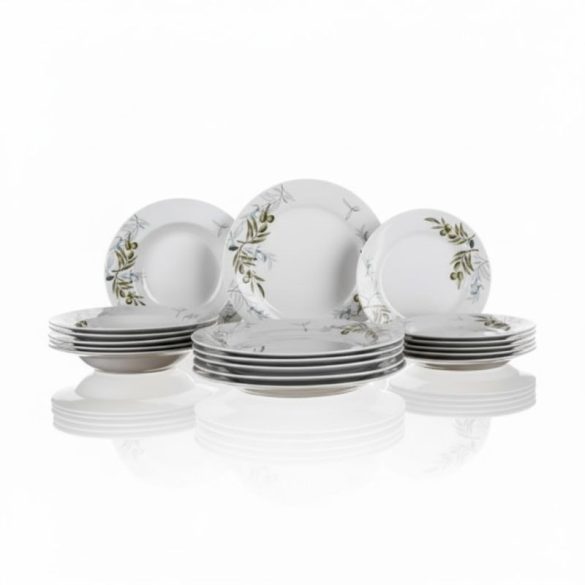 OLIVA 18 Részes Porcelán Étkészlet 8591022386552