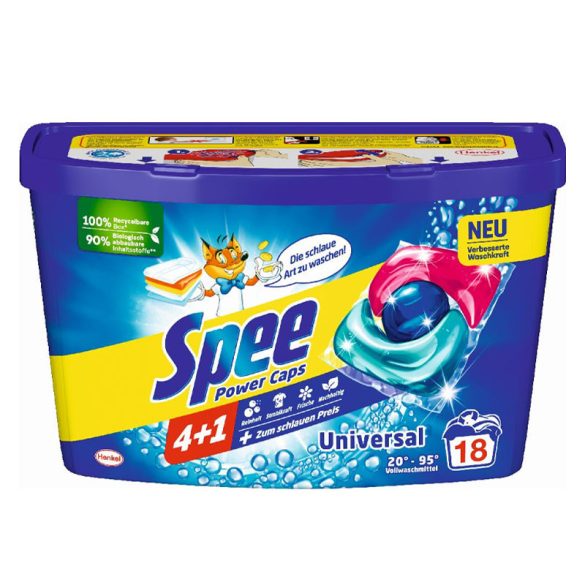 Spee Power Caps Universal – Mosókapszulák, 18 mosás 8913339