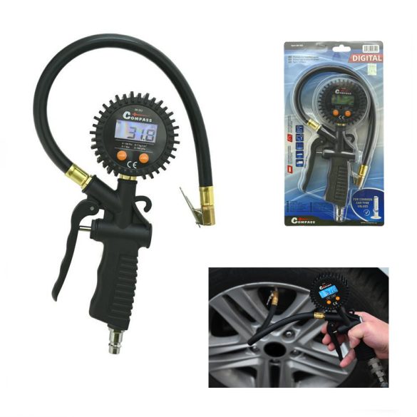 Digitális Gumiabroncs Légpisztoly nyomásmérővel 9352