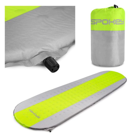 Spokey AIR MAT önfelfújó matrac szürke-sárga 941063