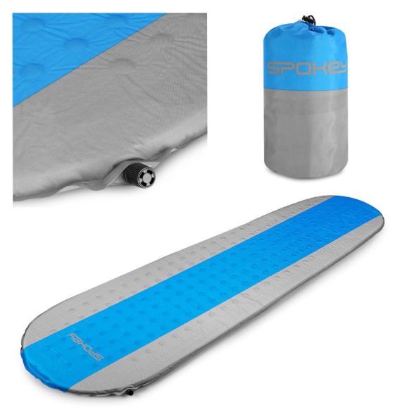 Spokey AIR MAT önfelfújó matrac szürke-kék 941064