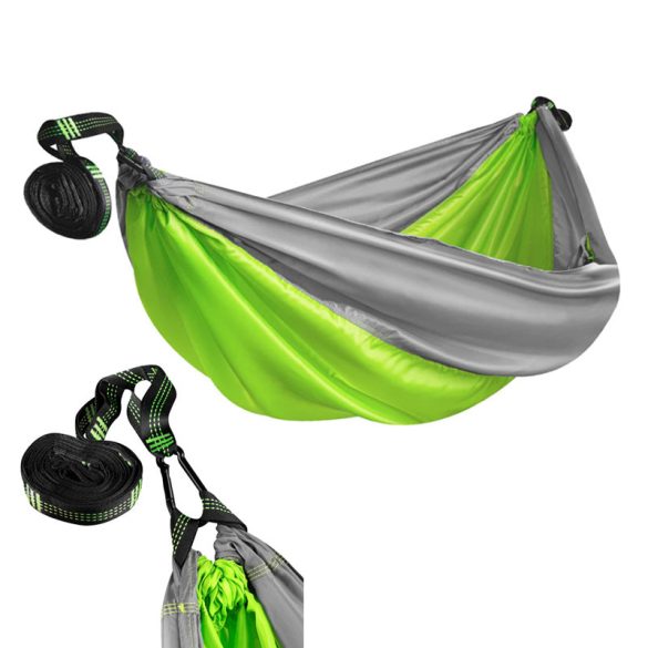 Spokey AIR ROCKER függőágy szürke-zöld 941069