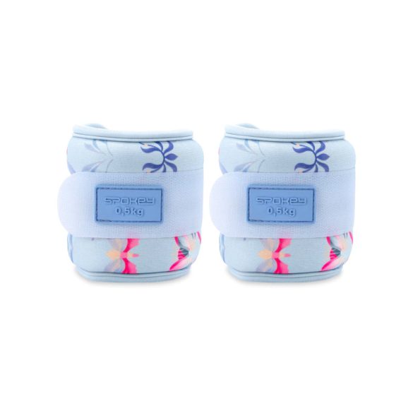 Spokey bokasúly szett – 2 x 0,5 kg, virágmintás kialakítással 944489