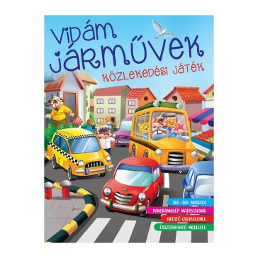 Vidám járművek közlekedési játék 946914