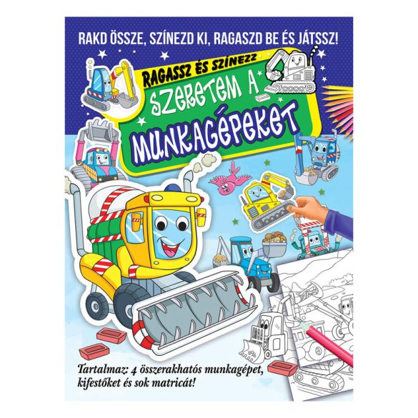 Ragassz és színezz-Szeretem a munkagépeket 947904