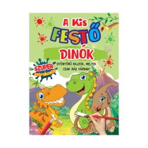 A kis festő dinók + vízfesték ecsettel 947928