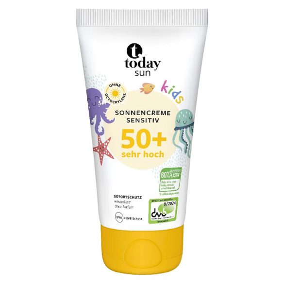 Today Sun Kids Naptej SPF 50+ Érzékeny bőrre, 150 ml 9948057