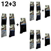 12+3 Férfi zokni 40-43 A603-4