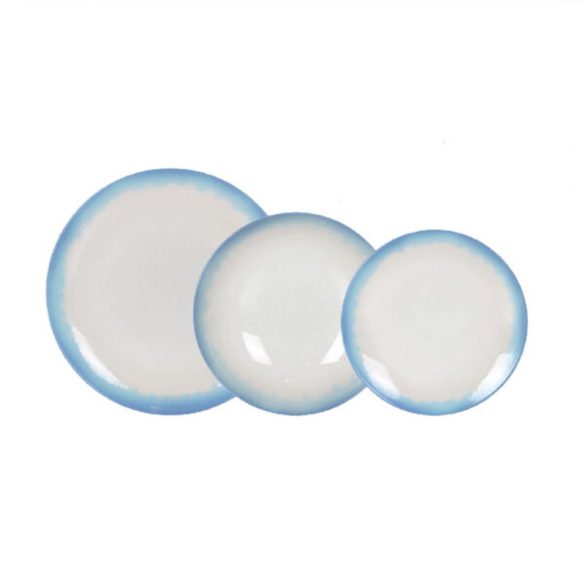 Díszített porcelán étkészlet 12 db AD-IBI26140