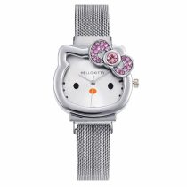   Sanrio Hello Kitty Kawaii Fém Női Karóra – Mágneses Szíjjal AK288544