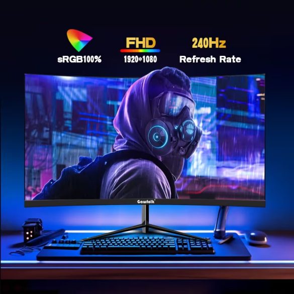 Gawfolk 32" 240 Hz ívelt monitor VA 1920x1080 AK6970833
