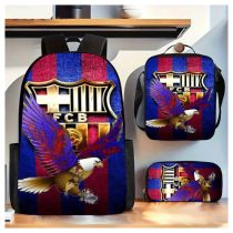 3 részes FC  Barcelona Mintás Táska Szett – BA2235856