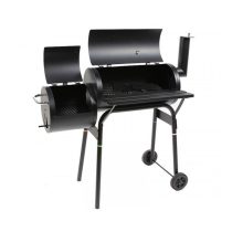 Faszén grill, 2 rekeszes BBQ210