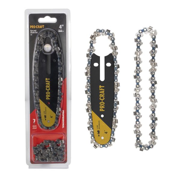 PROCRAFT láncvezető és láncszett 4" BC-S4