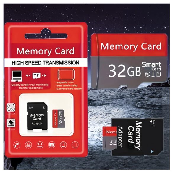 32 GB Memóriakártya / TF Kártya + Adapter – UHS Class 10 BE1175370-3