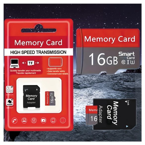 16 GB Memóriakártya / TF Kártya + Adapter – UHS Class 10 BE1175370-4