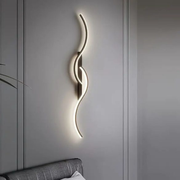 Modern LED Hosszú Csíklámpa fekete BF1427387
