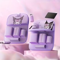   Rajzfilmfigurás autós ülés- és szervező készlet lila BG3514207-L