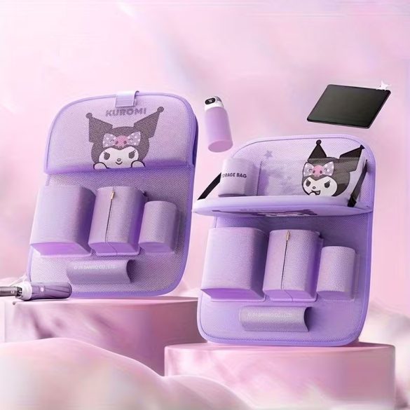 Rajzfilmfigurás autós ülés- és szervező készlet lila BG3514207-L