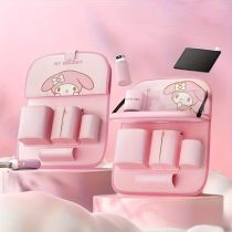   Rajzfilmfigurás autós ülés- és szervező készlet rózsaszín BG3514207