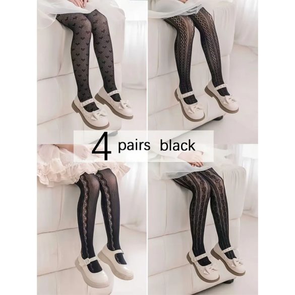 4 pár csipkés leggings/harisnya lányoknak BH6225745-B1