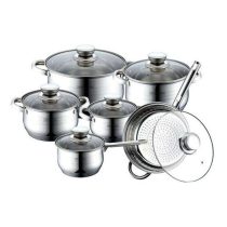   Bachmayer 12 részes rozsdamentes acél edénykészlet BM-1209