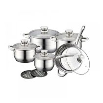   Bachmayer 12 részes rozsdamentes acél edénykészlet BM-1210