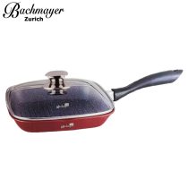   Bachmayer Tapadásmentes márvány bevonatú grill serpenyő Burgundi 28 cm BM-7852-28