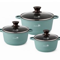 Bachmayer 6 részes zöld edénykészlet BM-7896