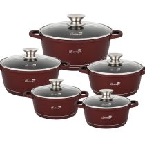 Bachmayer 10 részes edénykészlet, barna BM-8823