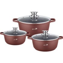   Bachmayer 6 részes márvány bevonatos edénykészlet BM7863