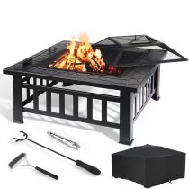 Kültéri tűzrakó tál + kandalló-grill BN5847927