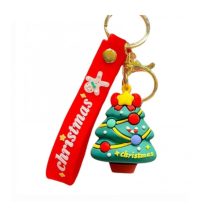   Karácsonyi kulcstartó karabinerrel – Karácsonyfa motívum BRL343