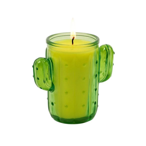 Kaktusz Formájú Citronella Illatú Gyertya – Természetes Szúnyogriasztó CACLITE_ZE
