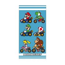   Super Mario Mariokart fürdőlepedő, strand törölköző 70x140cm CBX230615MARIO