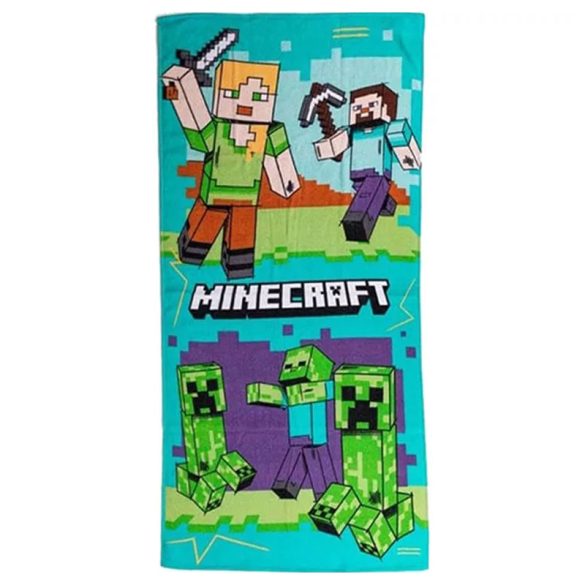 Minecraft Battle fürdőlepedő, strand törölköző 70x140cm CBX2412024MC