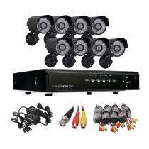 CCTV kamerarendszer - 8 kamerás megfigyelő rendszer