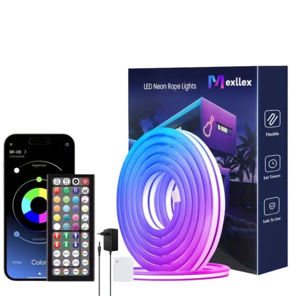 Mexllex Felújított Smart RGB Neon LED Szalag - 10m CG197541810M